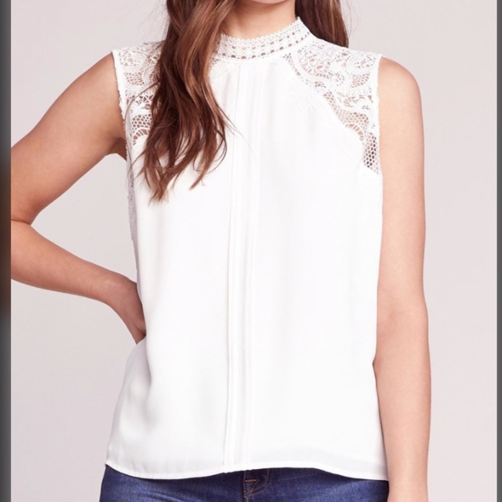 WhiteBB Dakota “The City Proper” SleevelessTop SzM
